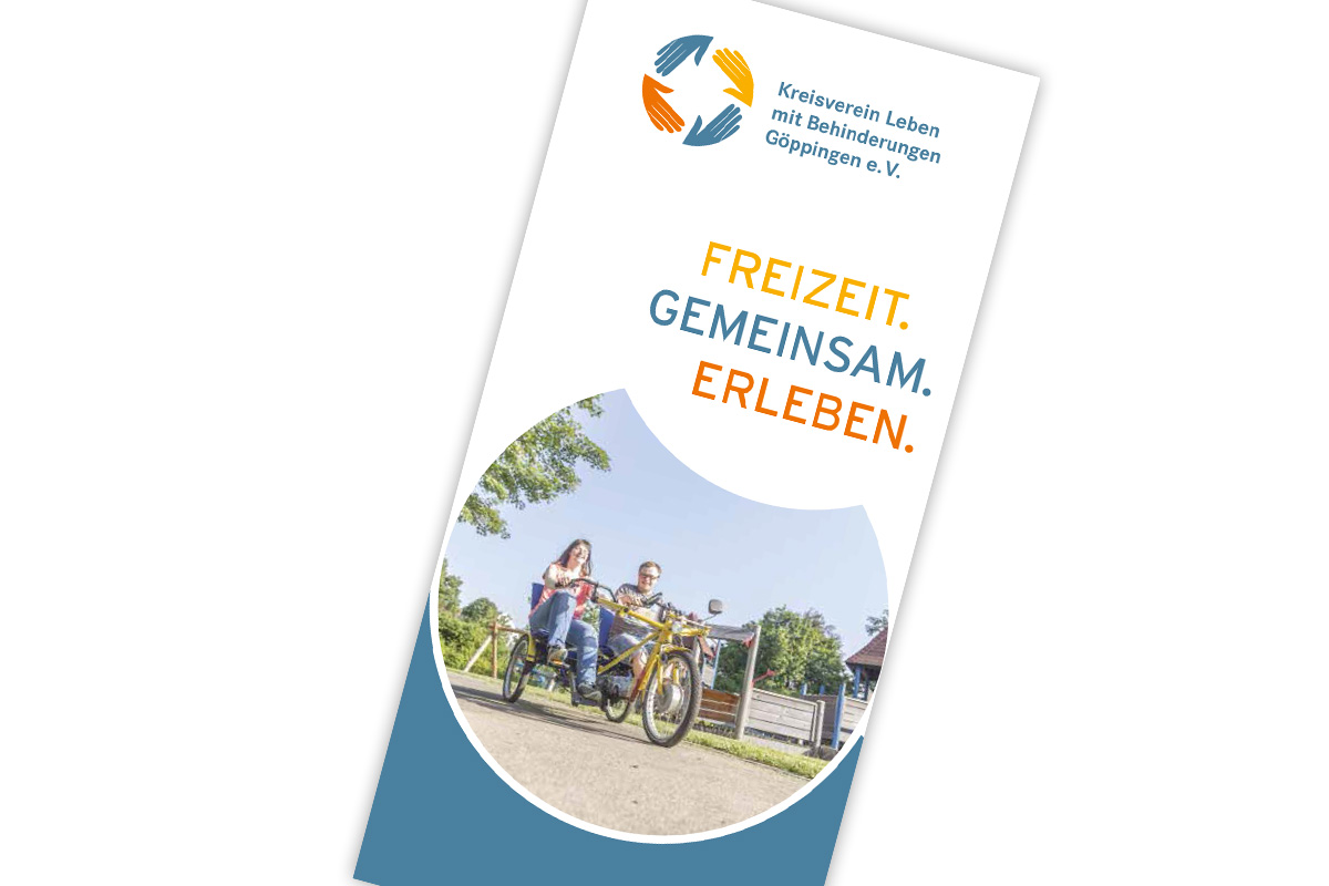 In eigener Sache: Infoflyer Kreisverein Leben mit Behinderung Göppingen e.V.